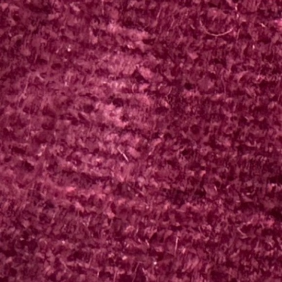 GRANT THOMAS Mens Burgundy Two Ply Pullover Cashmere Polo Sweater XL - Picture 4 of 10